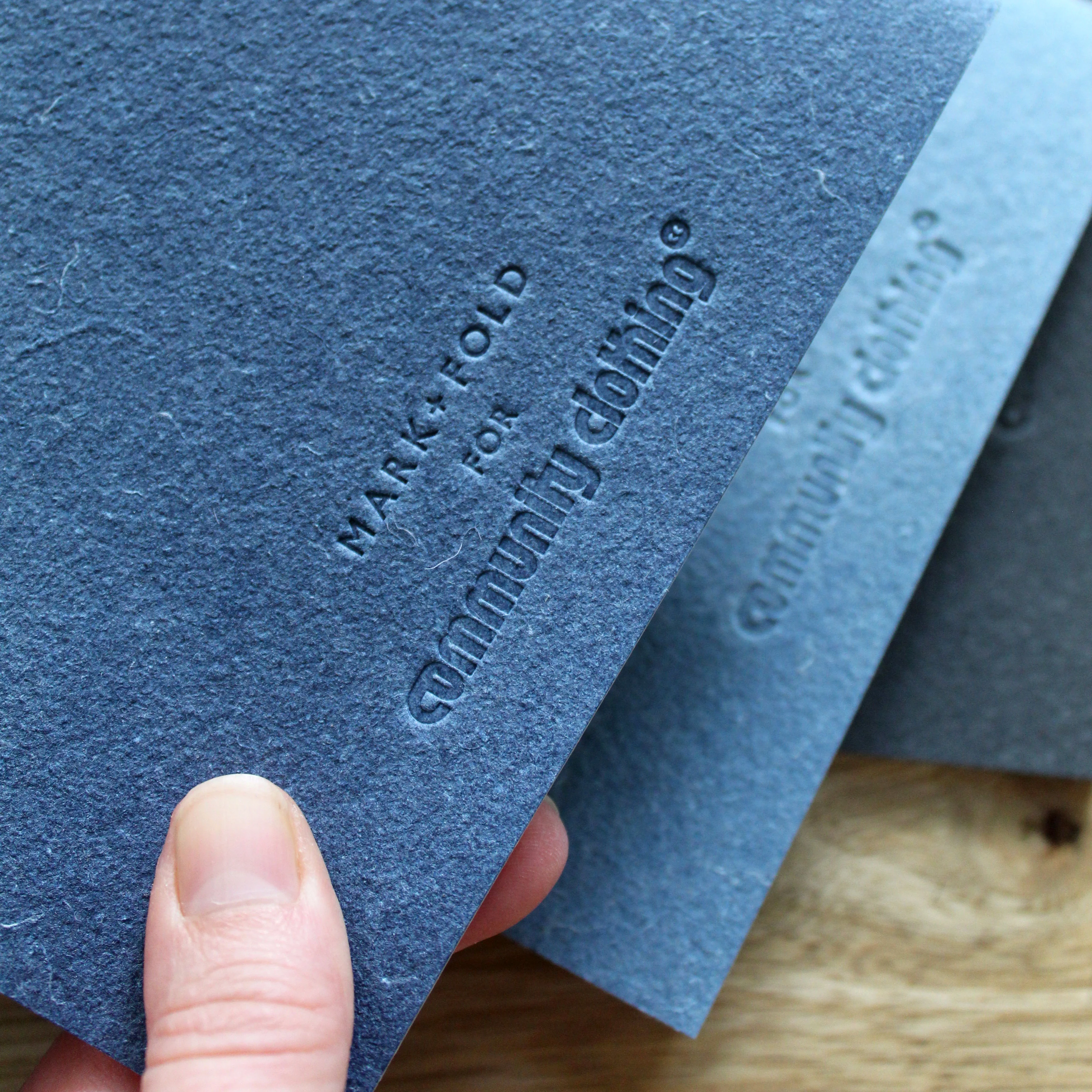 Mark+Fold for Community Clothing A5 Notebook Indigo - Image 4