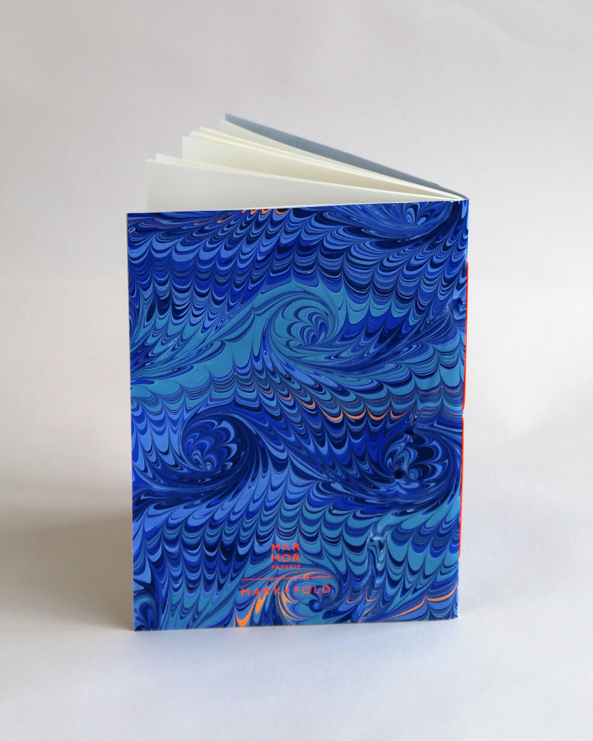 A5 Wave Marbled Notebook | Marmor for Mark+Fold - Image 3