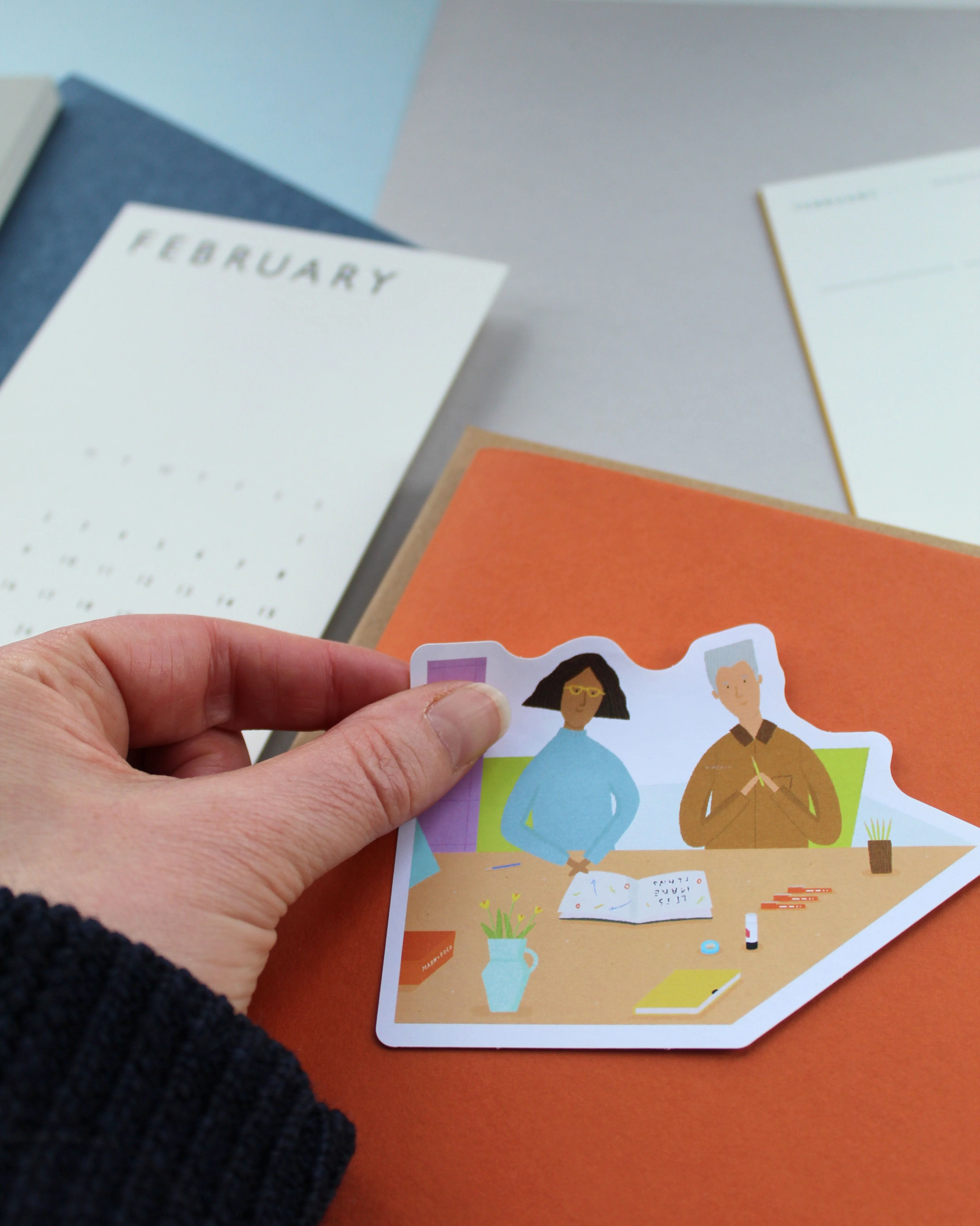 "Let's Make Plans" by Rose Blake for Mark+Fold - Image 2